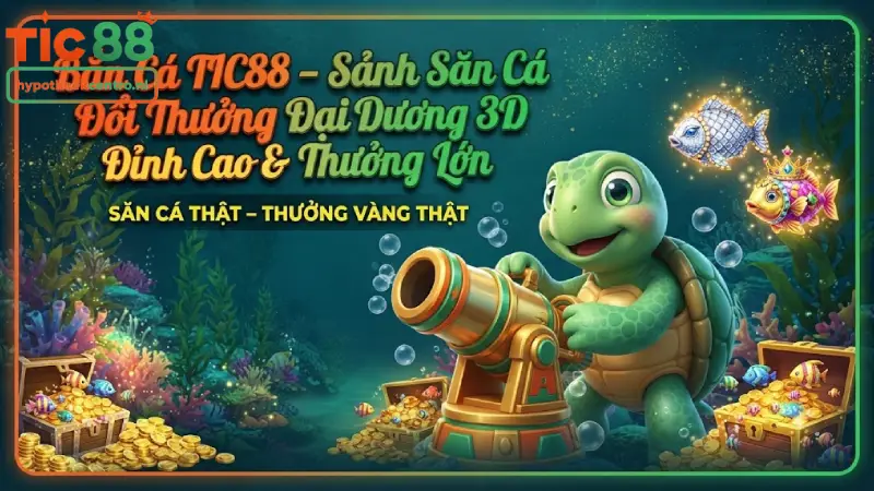 Bắn Cá TIC88 – Sảnh Săn Cá Đổi Thưởng Đại Dương 3D Đỉnh Cao & Thưởng Lớn