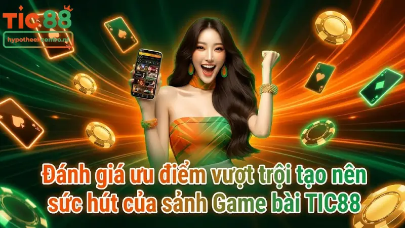 Đánh giá ưu điểm vượt trội tạo nên sức hút của sảnh Game bài TIC88