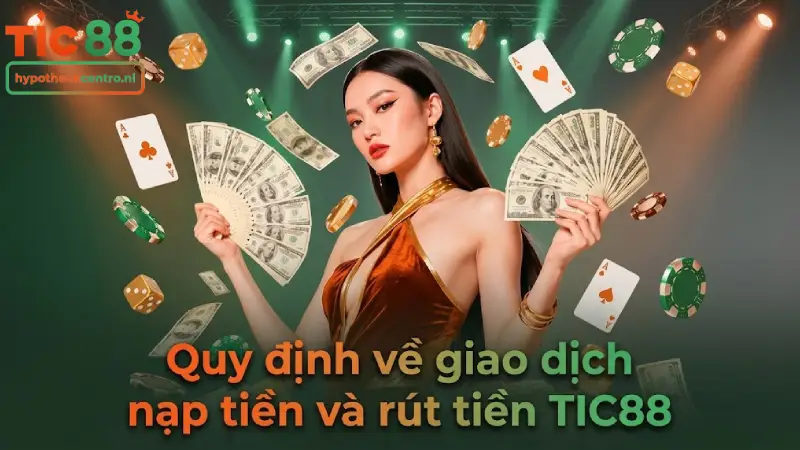 Quy định về giao dịch nạp tiền và rút tiền TIC88