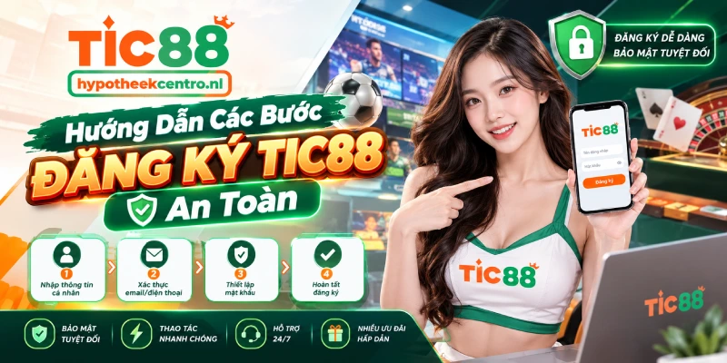 Hướng Dẫn Các Bước Đăng Ký TIC88 An Toàn